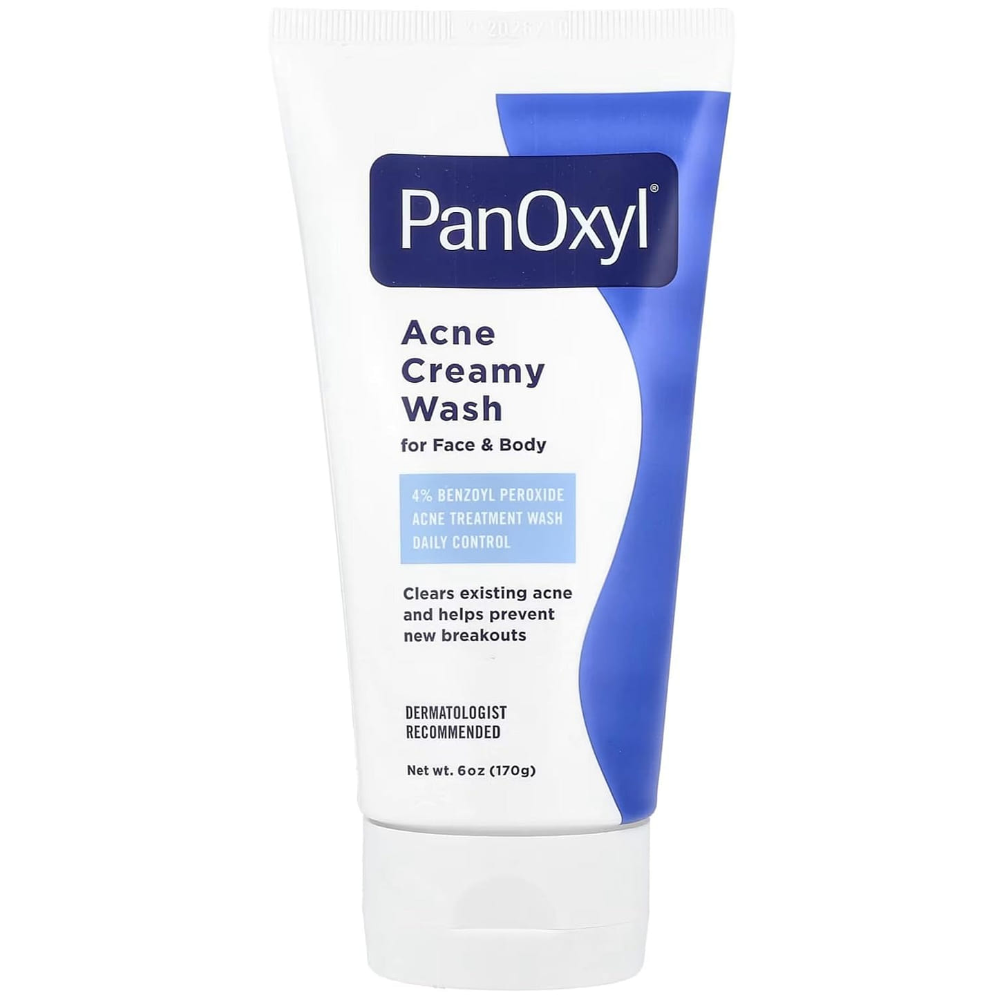 6oz PanOxyl Acne Creamy Wash Benzoyl Peroxide 4% 1 each