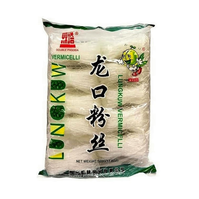 Longkou Pure Mung Bean Vermicelli, Vermicelli Rice Noodles, Threads Noodle -500g 1 each