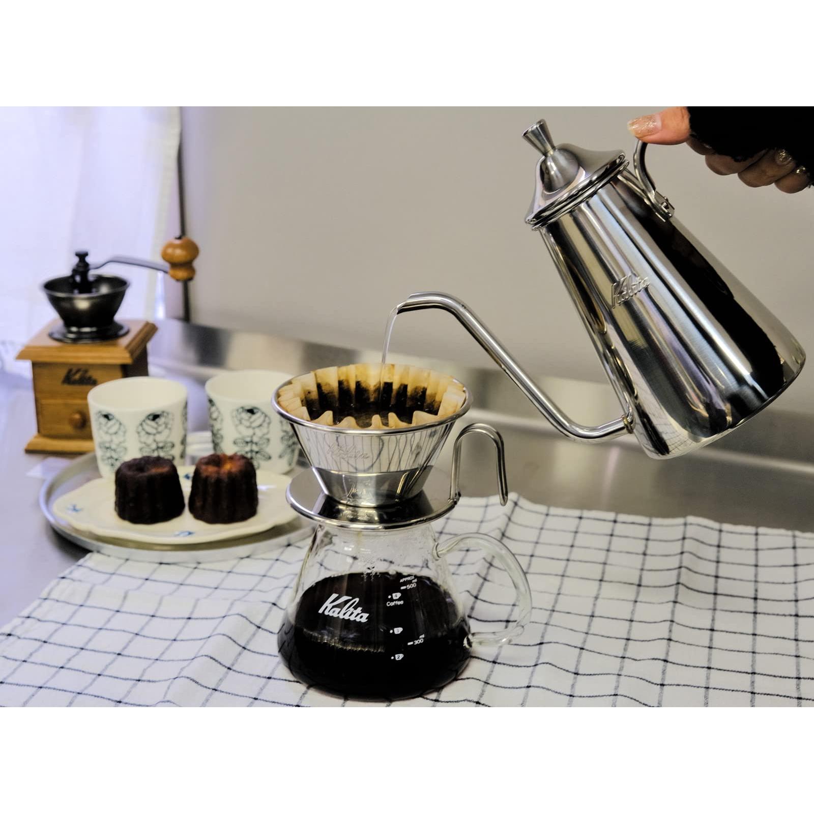 Karita coffee dripper stainless steel two to four people, Kalita