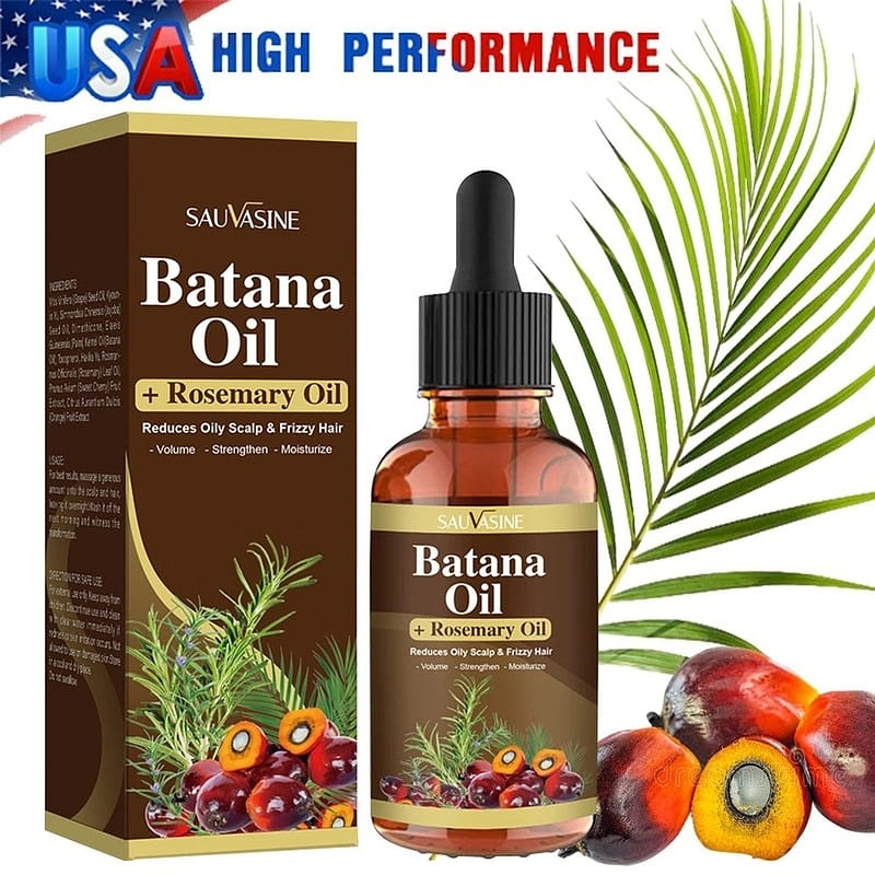 Natural Batana Rosemary Oil Serum for Hair Growth 30 ml