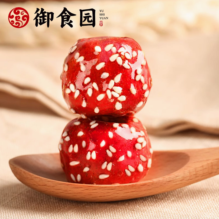 御食园冻干山楂冰糖葫芦北京特产脆零食 125g*1