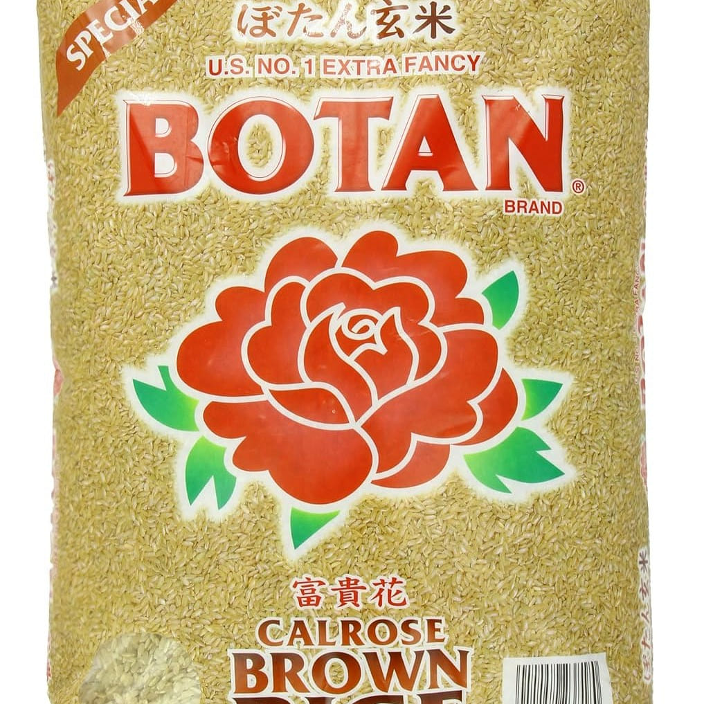 BOTAN Calrose Brown Rice, 15 Pound 15 lb