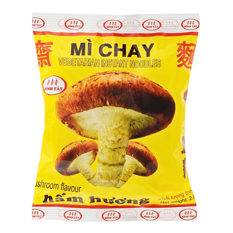 [Binh Tay] Mushroom Vegetarian Noodles - 1 count 80 g (min 3)