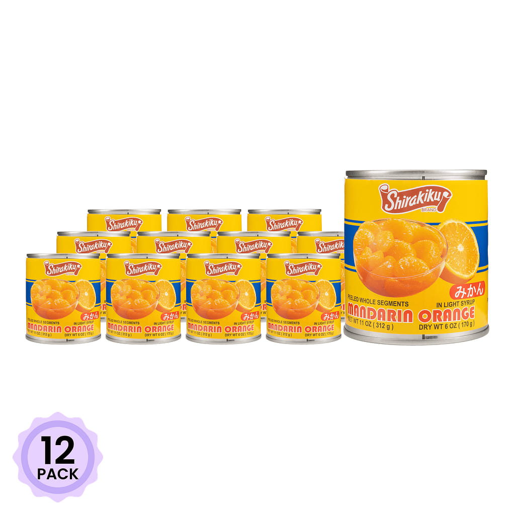 Shirakiku Mandarin Orange Can 11 oz*12 pack
