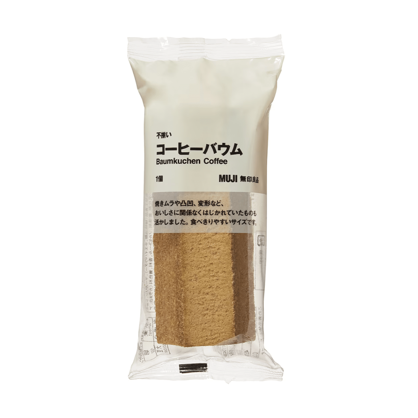 【日本直邮】无印良品 咖啡年轮蛋糕 1块装 1 个