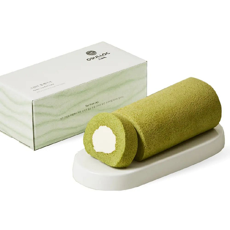 OSULLOC Green Tea Roll Cake 350g 1 each