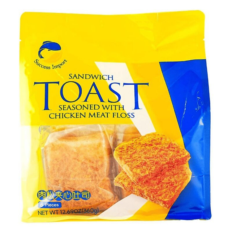 success Meat Floss Filled Toast 360g(6Pcs)*1set 360 g