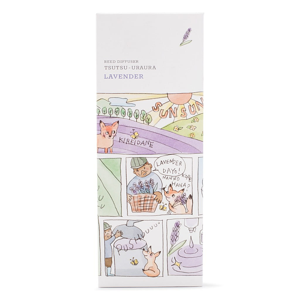 Daily Aroma Japan Tsutsu-Uraura Diffuser, Lavender 120 ml