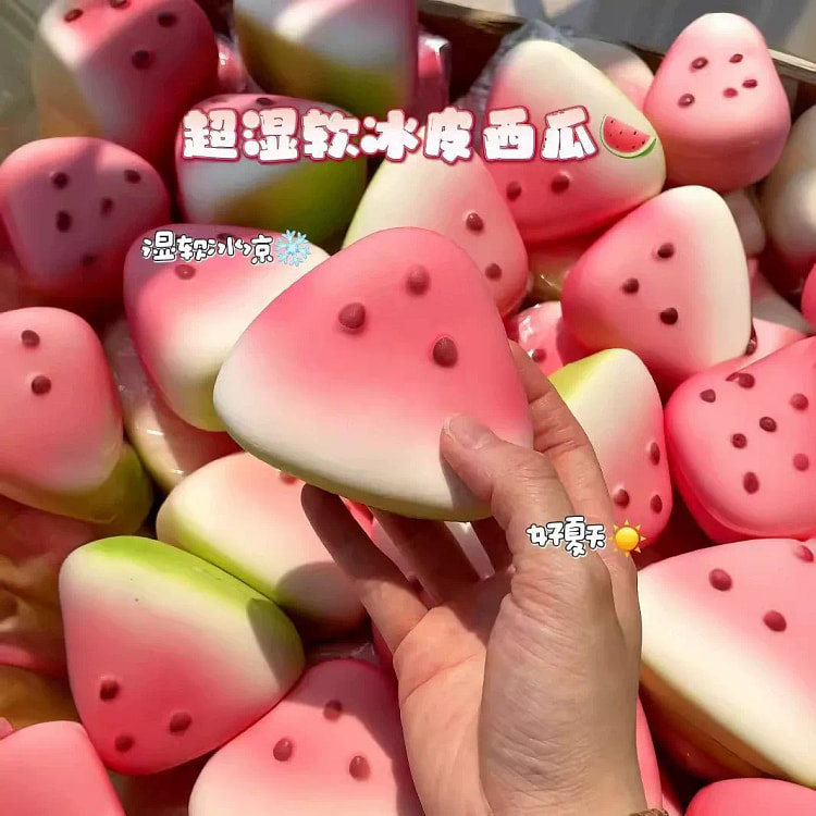 夏日西瓜捏捏乐解压发泄玩具