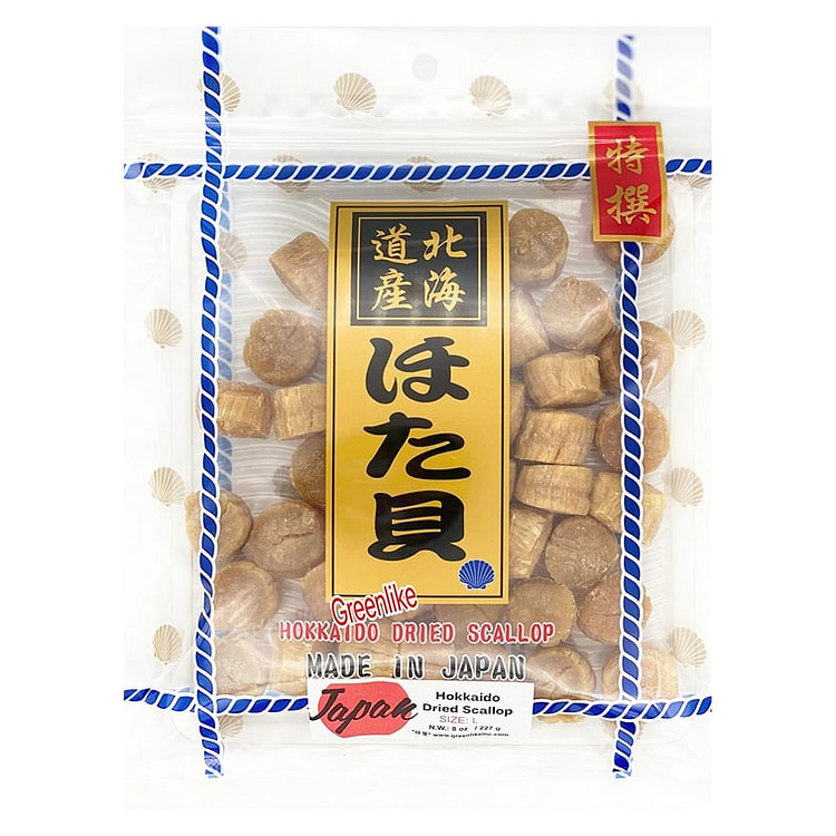 总统牌 干日本扇贝 8盎司（大颗粒）