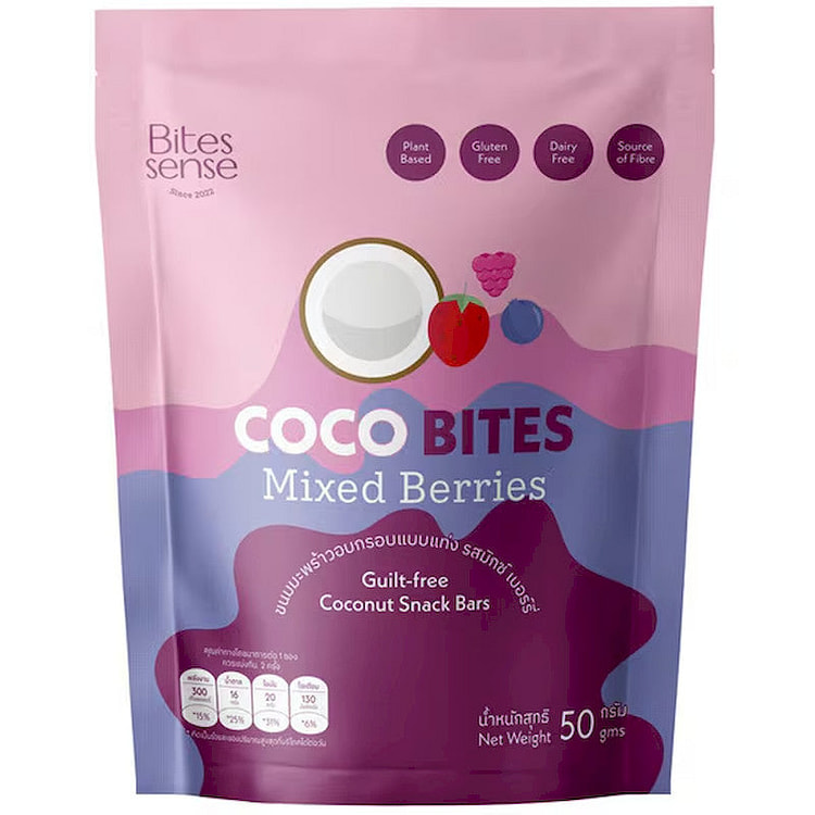 Suzusho Bites Sense Coco Bites, Mixed Berry 50g 1 each