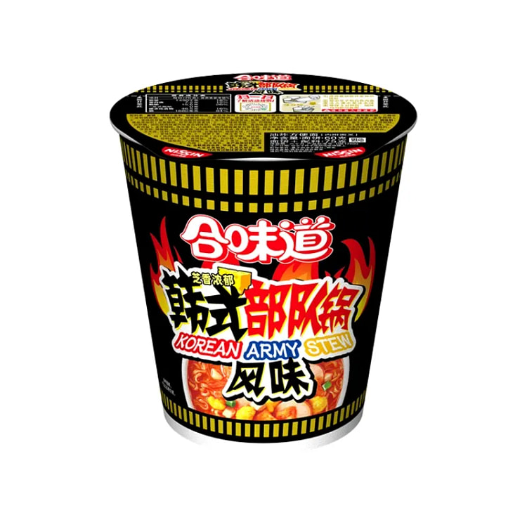 日清方便面合味道（韩式部队锅风味）代餐夜宵泡面1杯