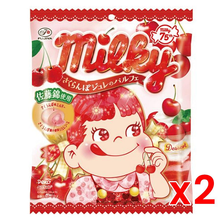 Fujiya Milky Filled Milk Candy 62g Bagx2 1 count