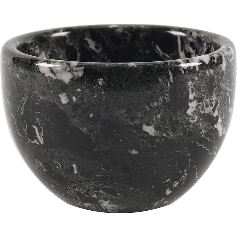 Marble Shaving Bowl Black – Premium Grooming Tool 1 each
