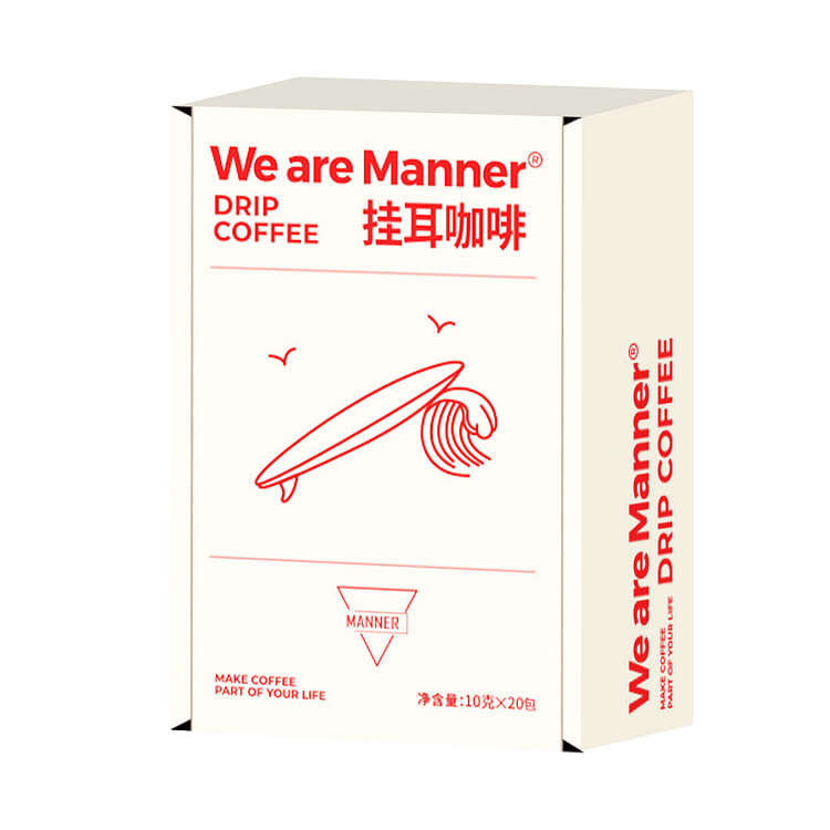 MANNER Drip Coffee Dark Roast 20Bags 1Box 200g