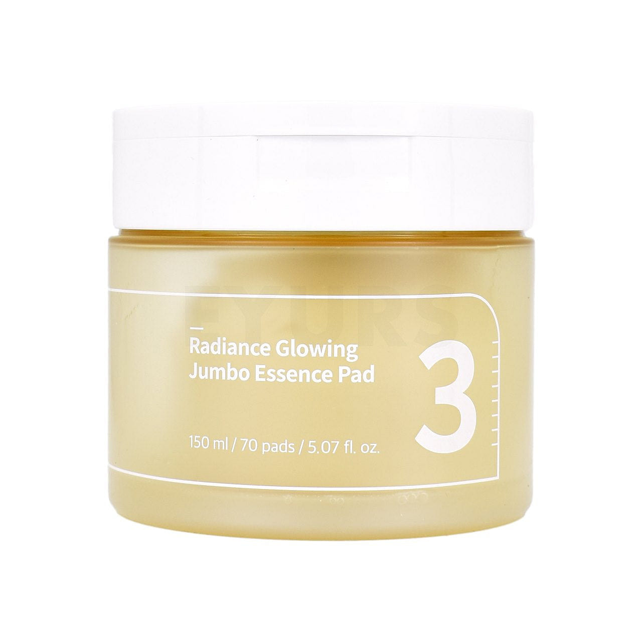 numbuzin No.3 Radiance Glowing Jumbo Essence Pad (70pads) 1 count