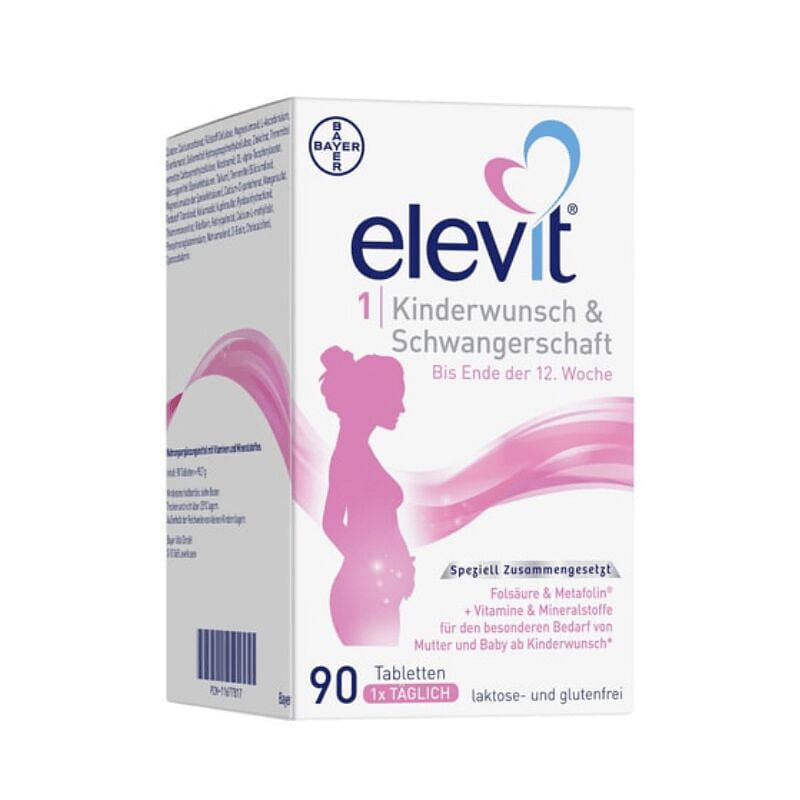 elevit Germany Stage 1 Active Folic Acid Vitamin 1 bottle