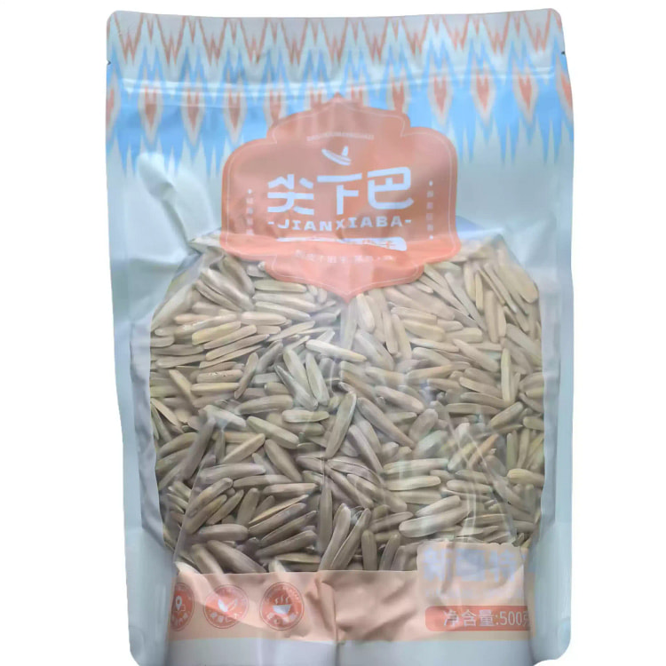 新疆牙签瓜子马牙白瓜子白皮葵花籽500g五香味