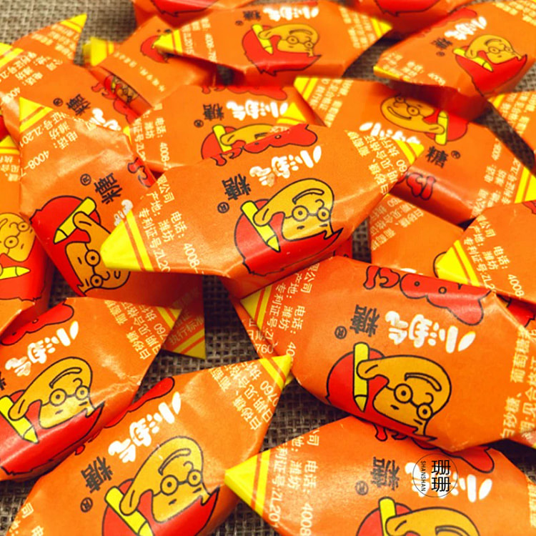 小淘气糖 糯米纸 硬糖 100g*1袋