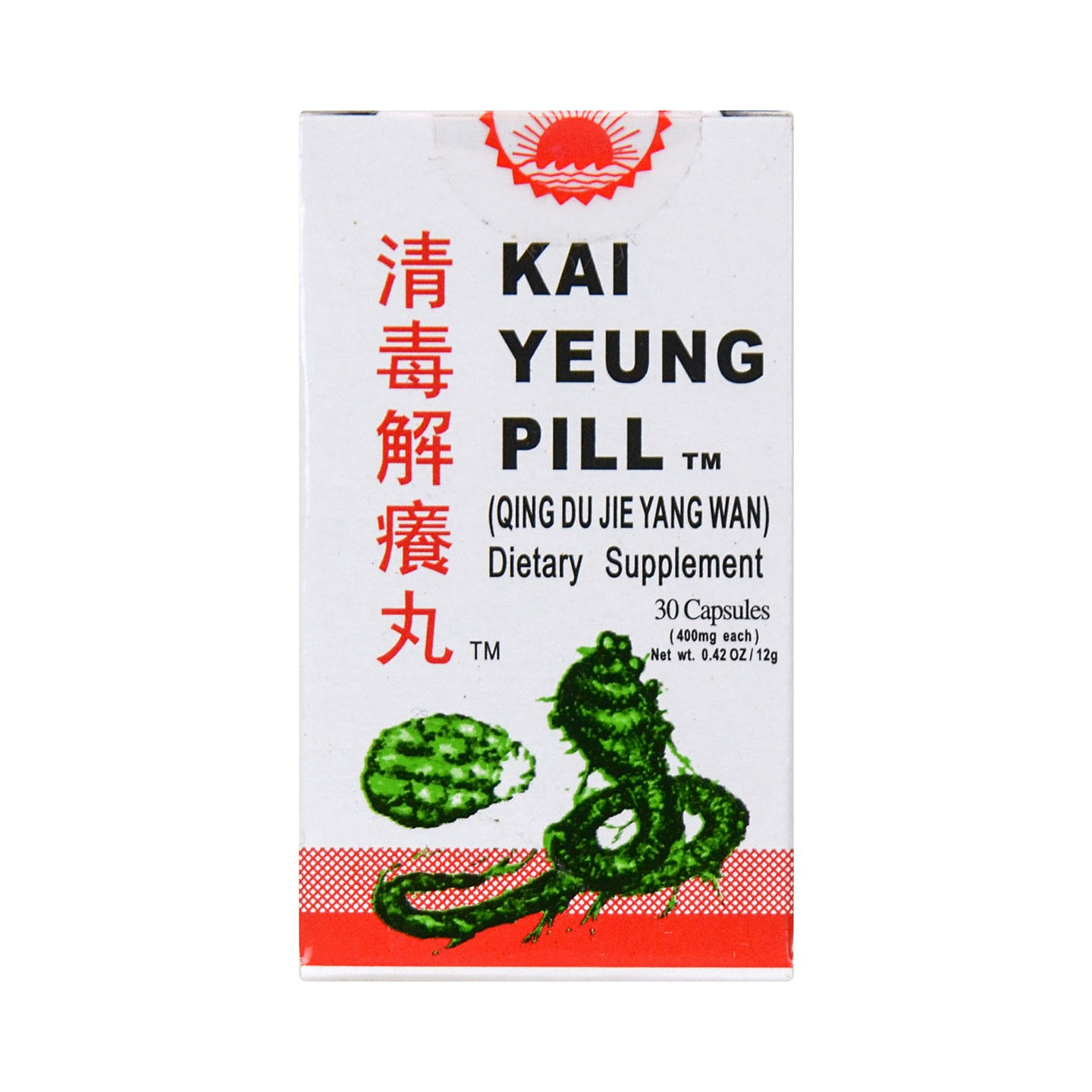 YIN KONG Kai Yeung Pill 30 Capsules 12 g