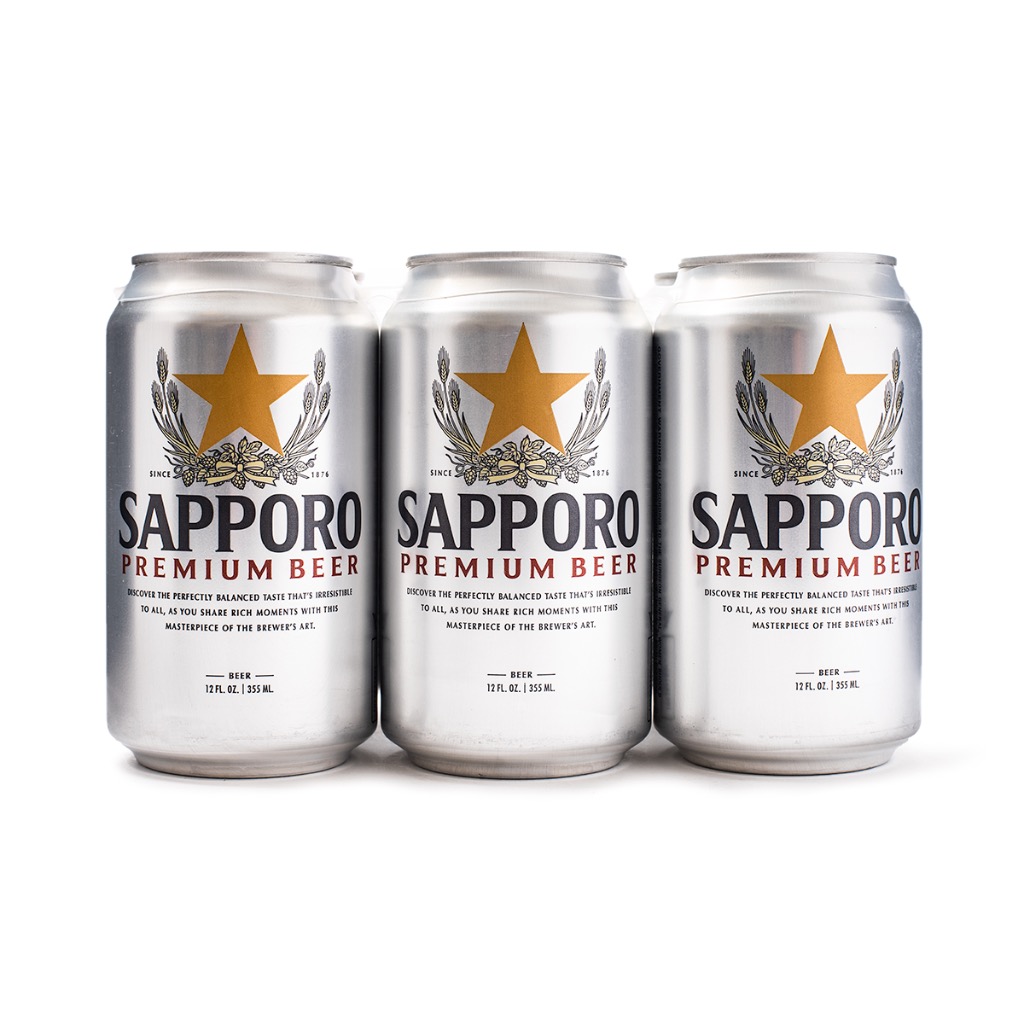 Sapporo Beer Premium 355ml 6 can