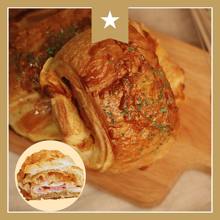 Sunmerry Bakery Cafe - Dinamarquês de presunto e queijo 1 each