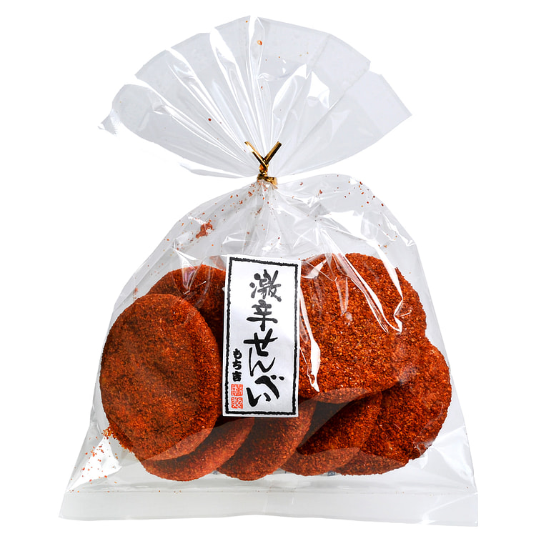 MOCHIKICHI Spicy Chili Soy Rice Crackers 6pcs 1 each