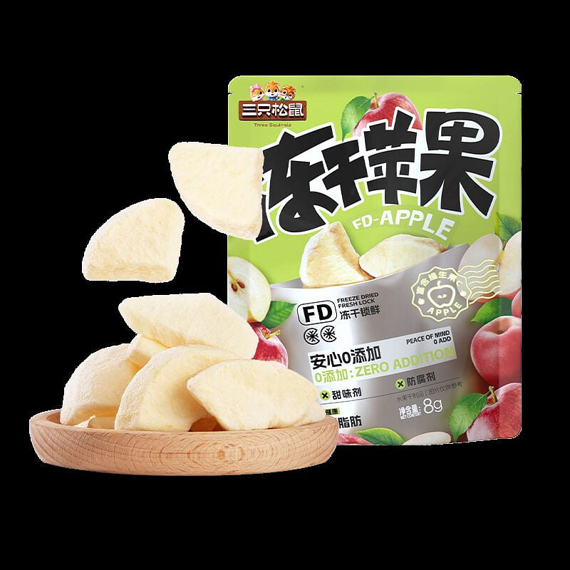 Three Squirrels Freeze-Dried Apple 24g 24 g