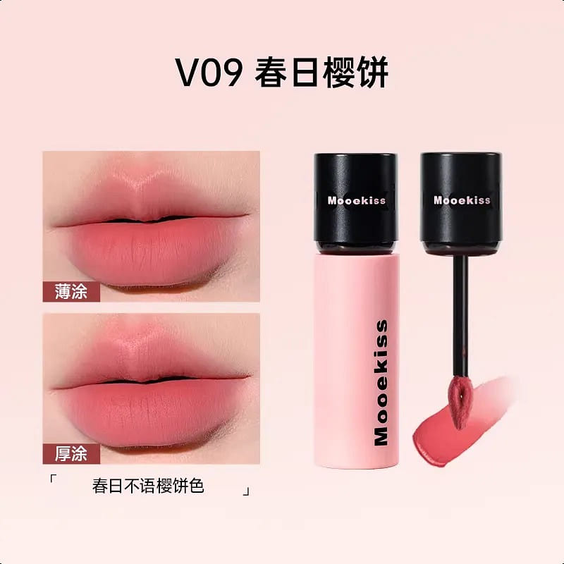 MOOEKISS Velvet Matte Lip Mud V09 Sakura Mochi 1 each
