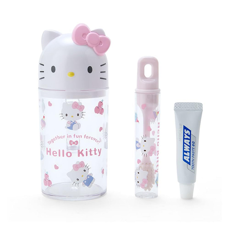 SanrioHelloKitty牙刷牙膏杯组大脸款