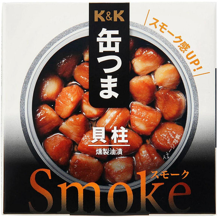 Canned Food Scallop KANTSUMA Smoke Oil Preserved Prepared Snack Japanese 50