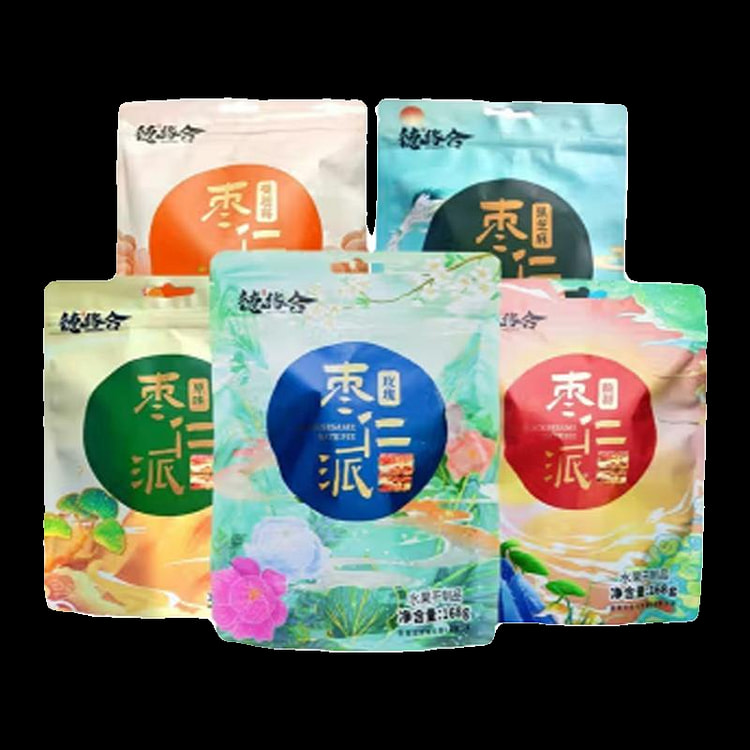 DeYuanHe Jujube Seed Pie Black Sesame Flavor