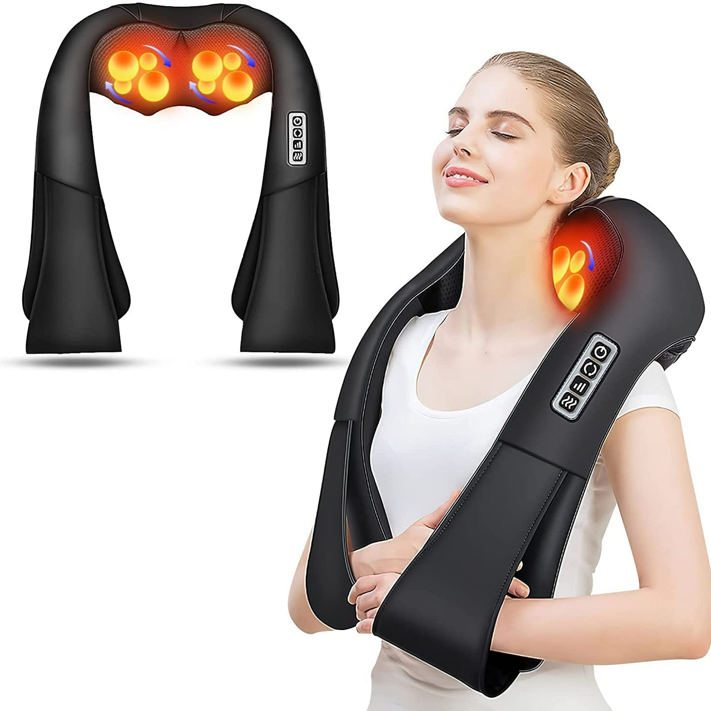 Shiatsu Back and Neck Massager, Back Massager 1 each