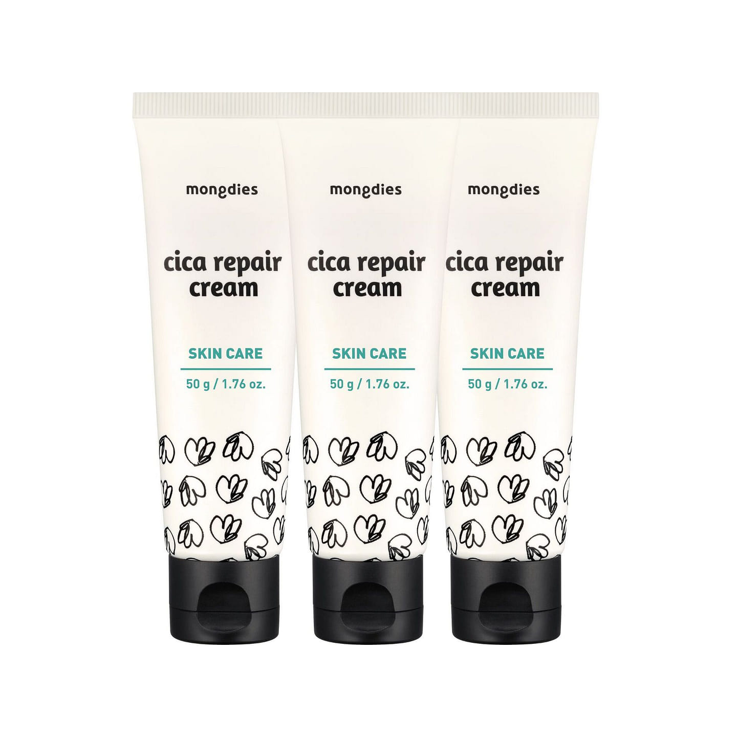 mongdies Baby Cica Repair Cream – 50g – 3 Pack 3 count