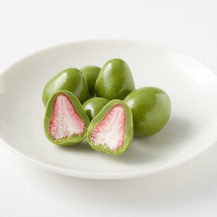MUJI Matcha Chocolate Coated Strawberry 50g