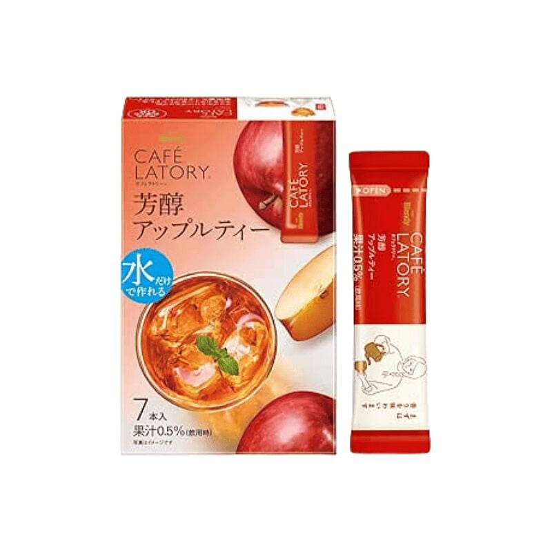AGF Apple Flavored Fruit Tea 7 Packs 1 box