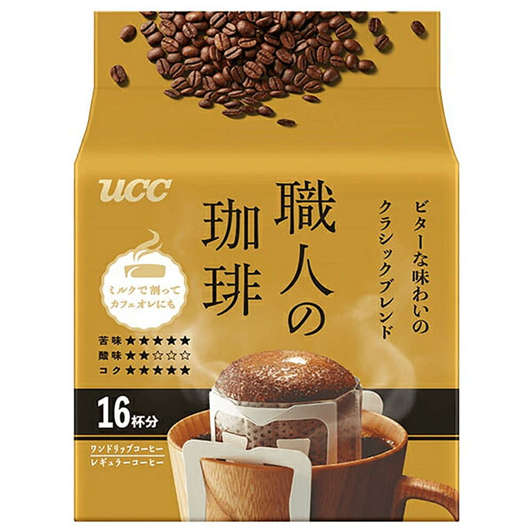 UCC 挂耳滴滤式职人咖啡粉 金袋 16杯分 1 count