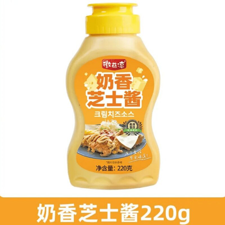 薇菇凉  奶香芝士酱   220g*1瓶 220 克