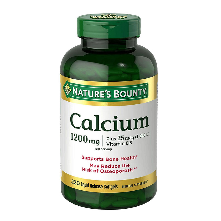 Nature's Bounty Calcium 1200mg Plus Vitamin D3 1 bottle