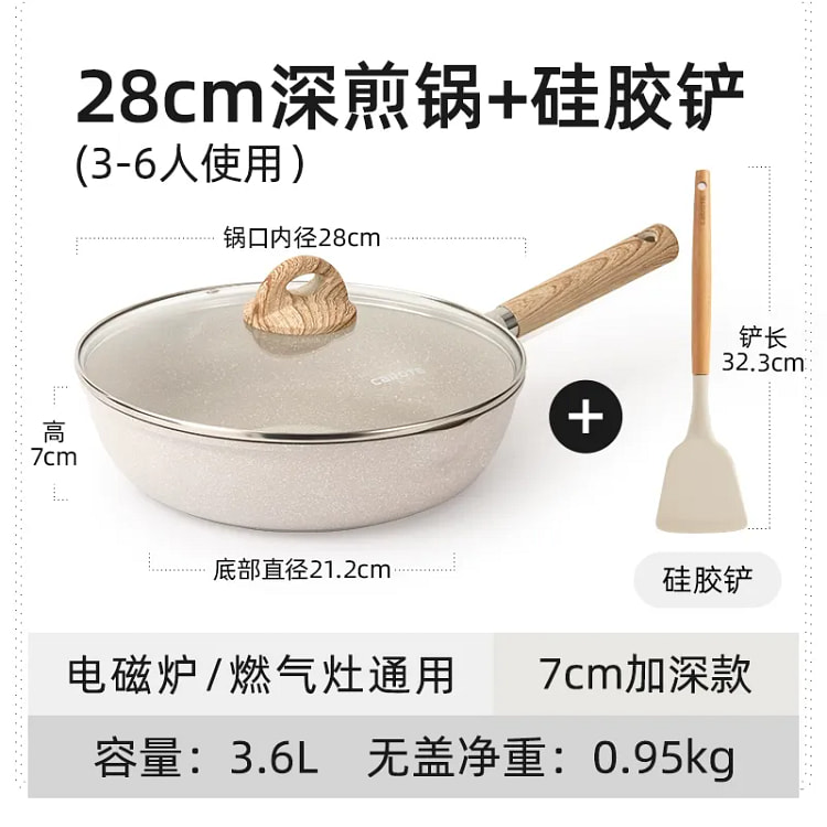1 titanium ceramic non-stick frying pan 1 box
