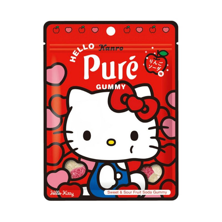 Hello Kitty Apple Soda-Flavored Gummy Candy 56g 1 pack
