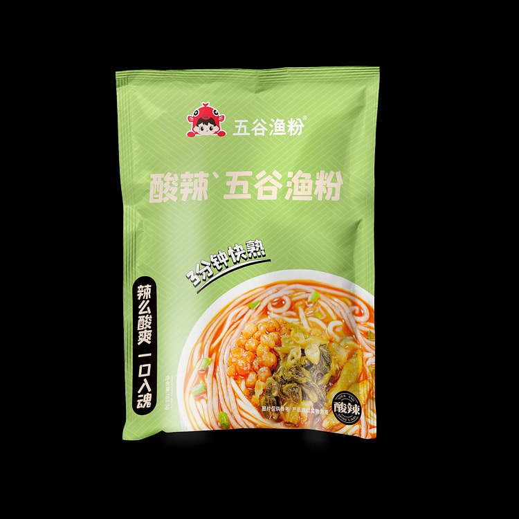 五谷渔粉五谷杂粮方便速食酸辣渔粉183g*1袋