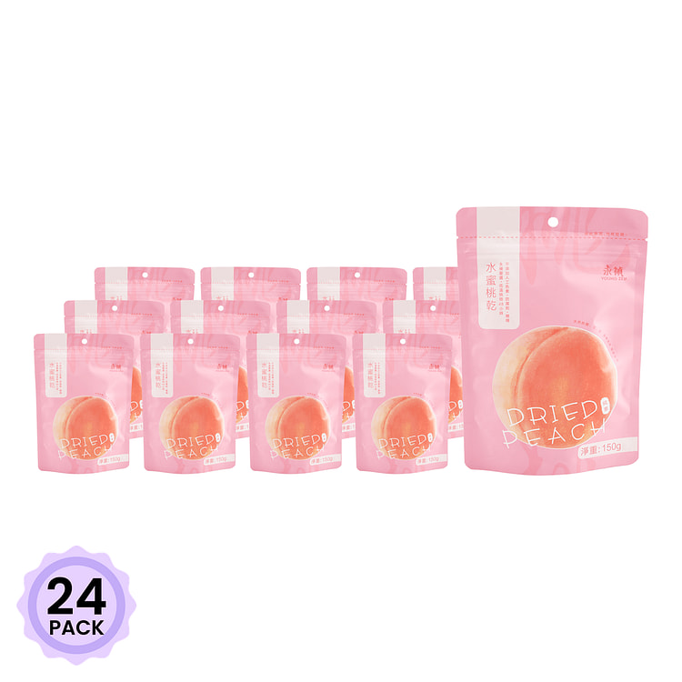 六福永祯水蜜桃干 150 克*24 包