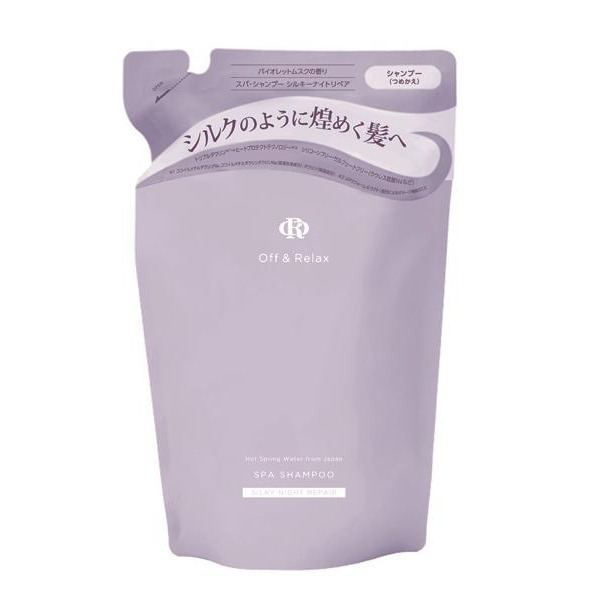 Off & Relax Spa Shampoo #Silky Night Repair Refill 400 ml