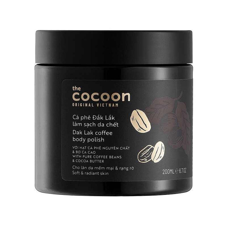 越南cocoon咖啡身体磨砂膏 天然去角质清洁嫩肤
