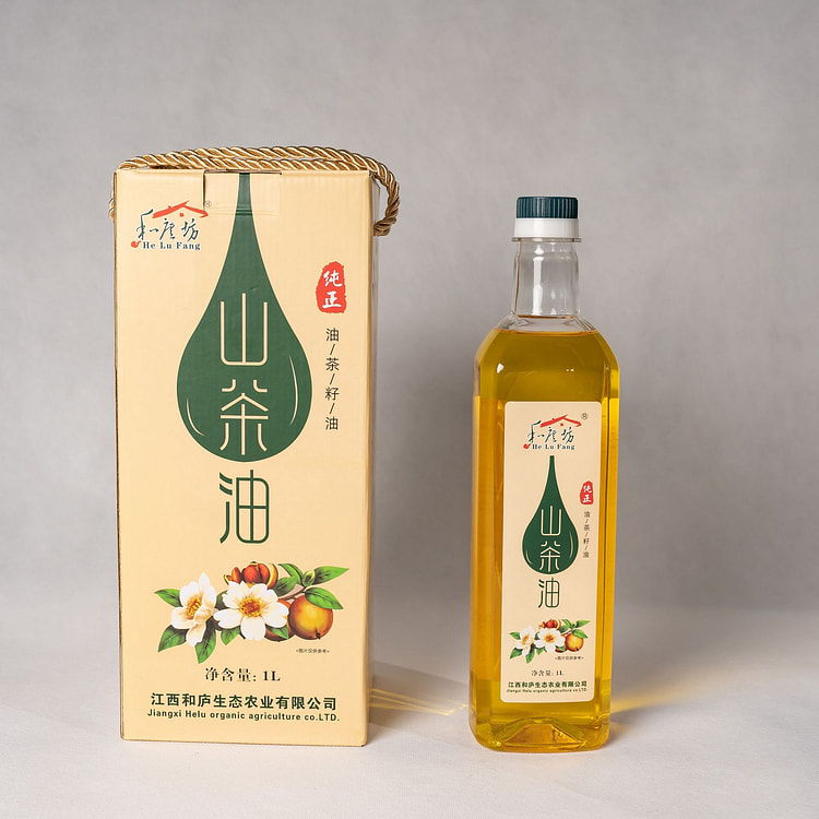 He Lu Fang Premium Organic Camellia Oil - 1L 34 oz