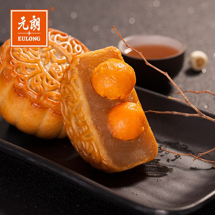 Yuan Lang Double Yellow Lotus Paste Mooncake 150g