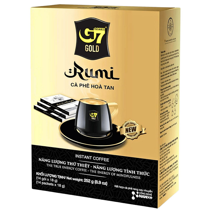 Trung Nguyen G7 Gold Rumi Instant Coffee 8.9oz 1 each