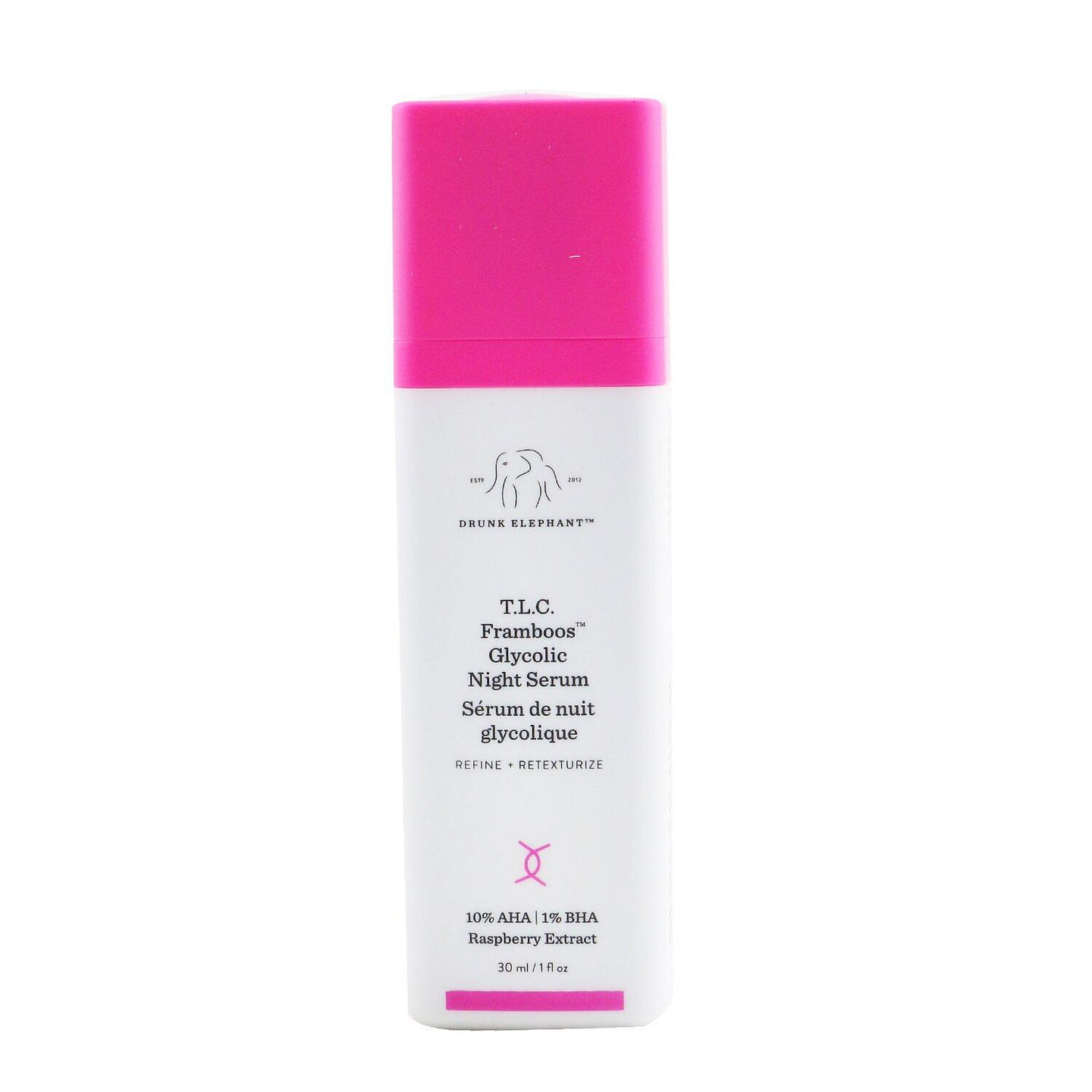 Drunk Elephant T.L.C. Framboos Glycolic Night Serum /- 30ml/1oz 30 ml