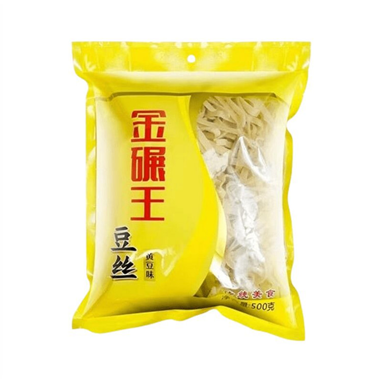 金碾王干豆丝黄豆味 纯手工制作湖北黄陂特产干货 500 克